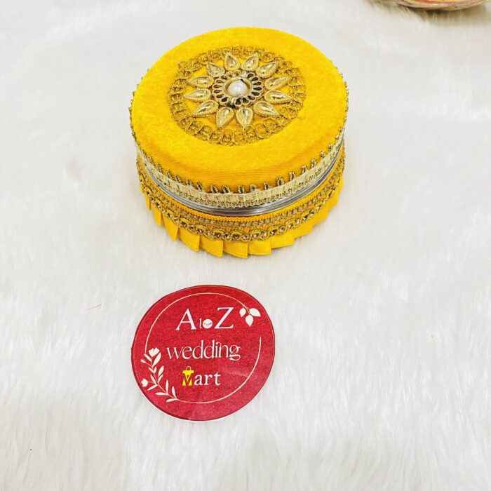 Decorated Steel Dabba | Box <br><br>Design: STE02