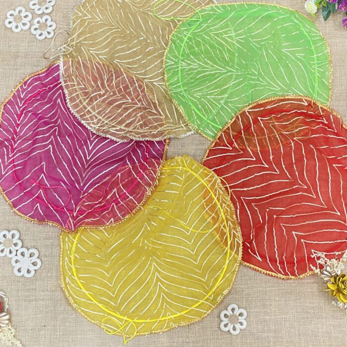 3 Pcs Thalposh | Plate Cover | Godh Bharai Cover <br><br>Design: TPP01