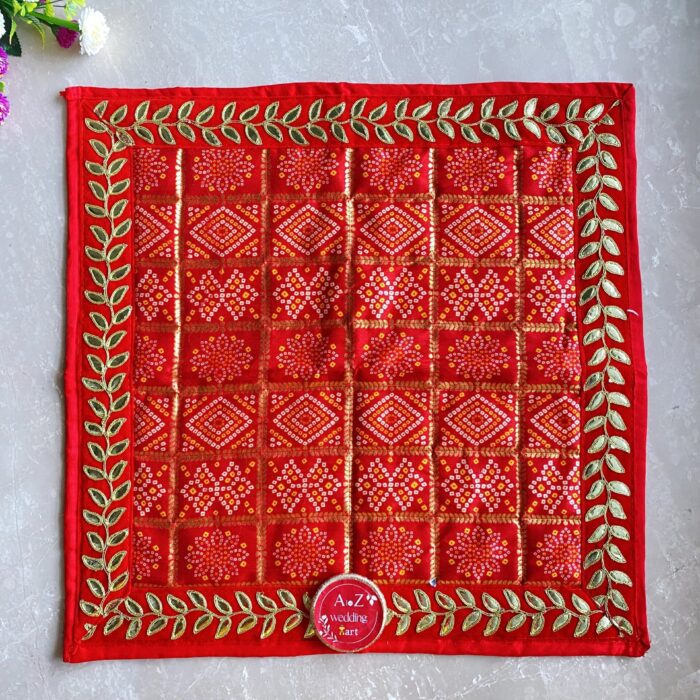 Gota Patti Aasan Red<br><br>Design: AA004