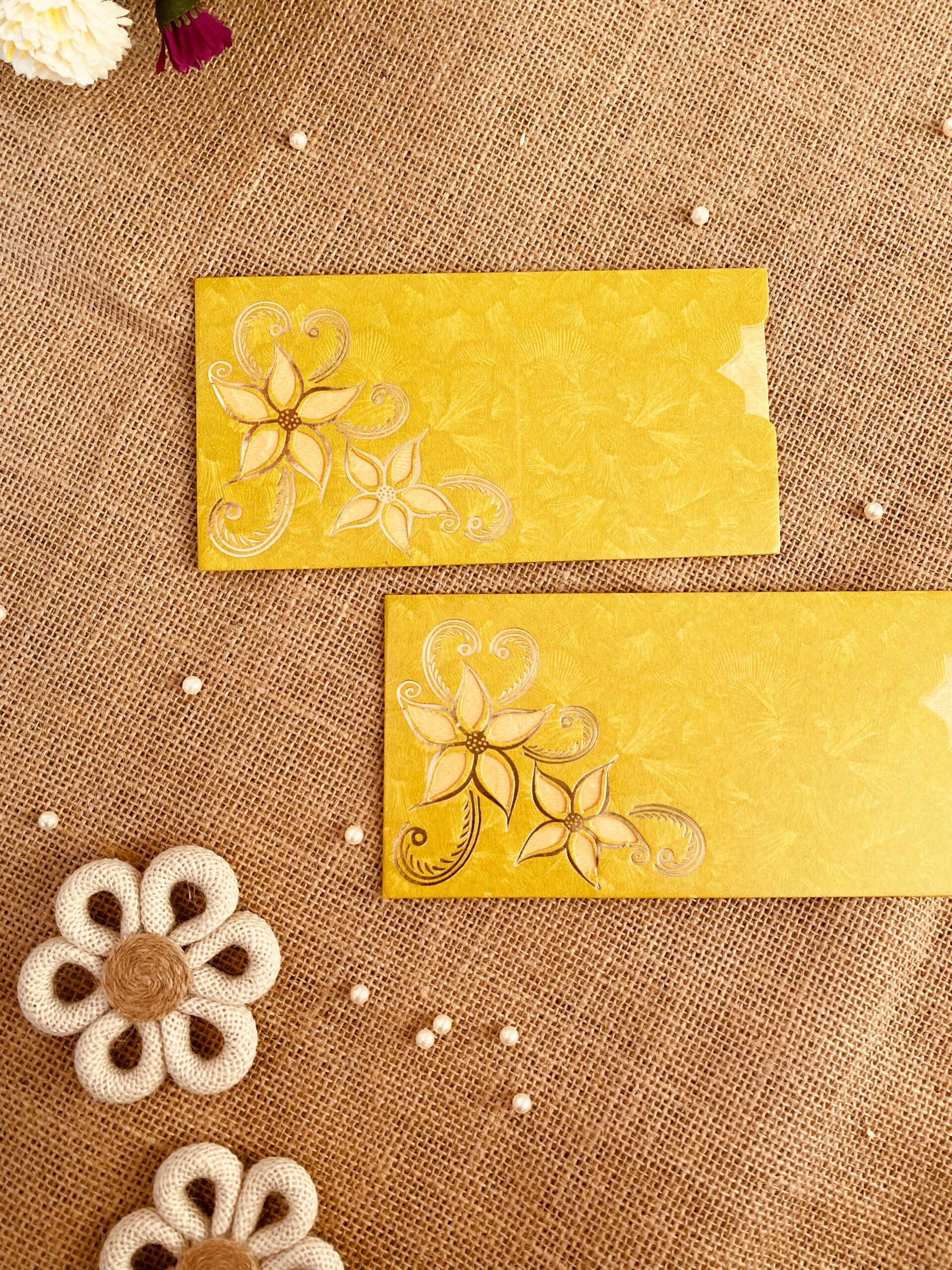 Sliding Shagun Envelope (5 Pcs)<br><br>Design: EN030 - Image 3