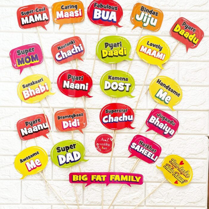 Family Photo Props<br><br>Design: PRP04