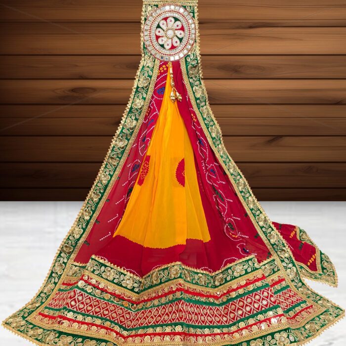 Piliya Brooch Chunri | Dupatta wIth Heavy Border <br><br>Design: DU005