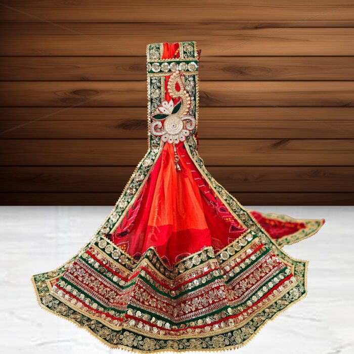 Designer Brooch With Heavy Border Chunri | Pomcha | Piliya | Odhana <br><br>Design: DU034