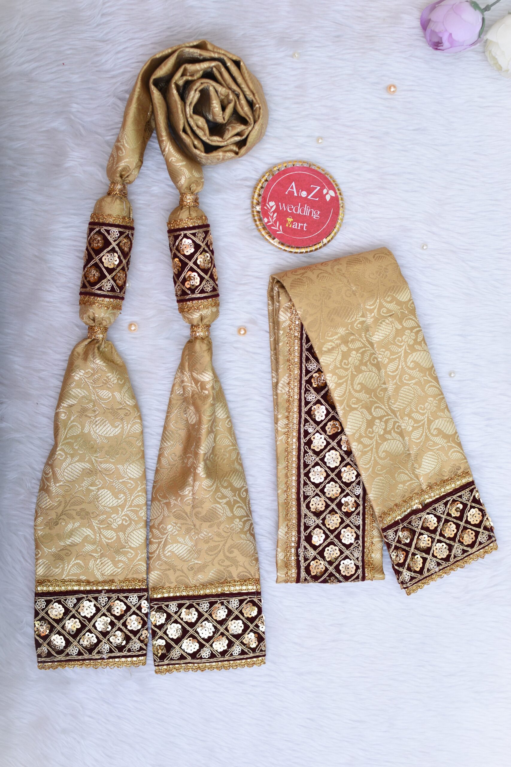 Designer Beige Gathjoda